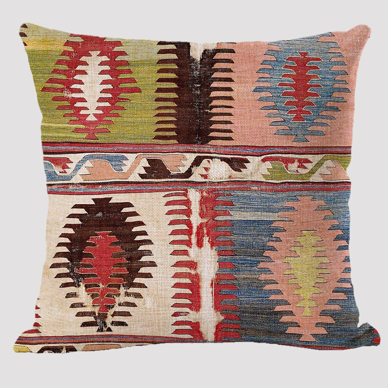 Modern Minimalist Bohemian Printed Polyester Pillow Cover