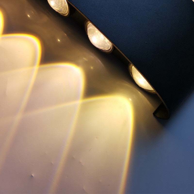 Outdoor Waterproof Double-Head Wall Light for Pathways