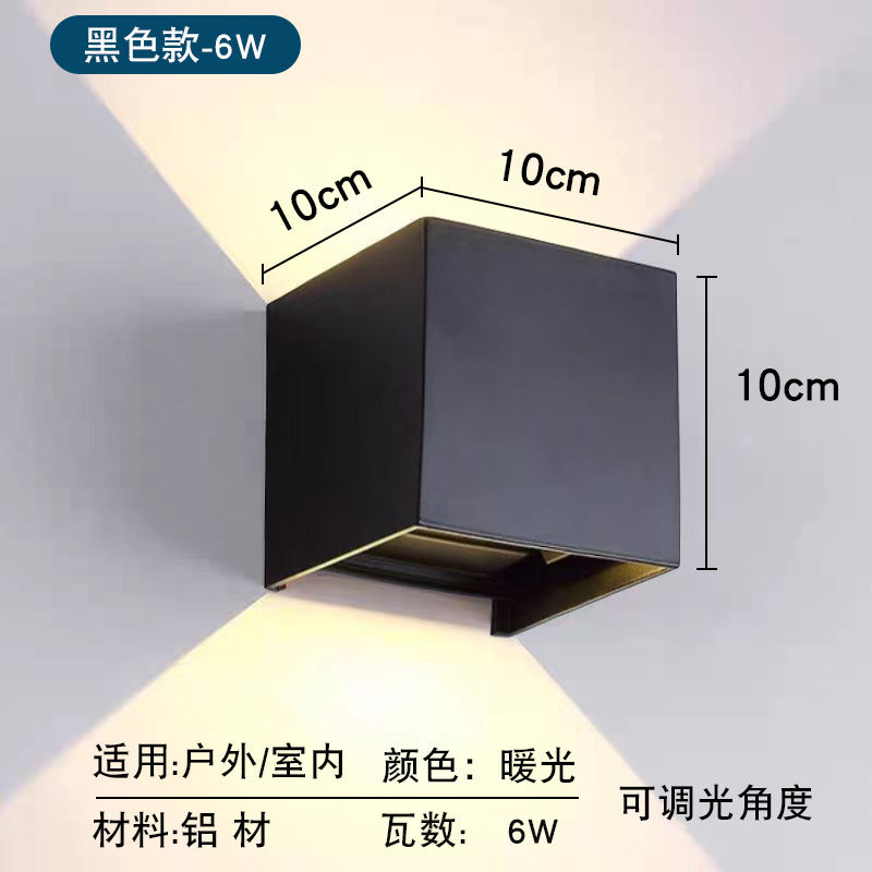 Outdoor Waterproof Double-Head Wall Light for Pathways