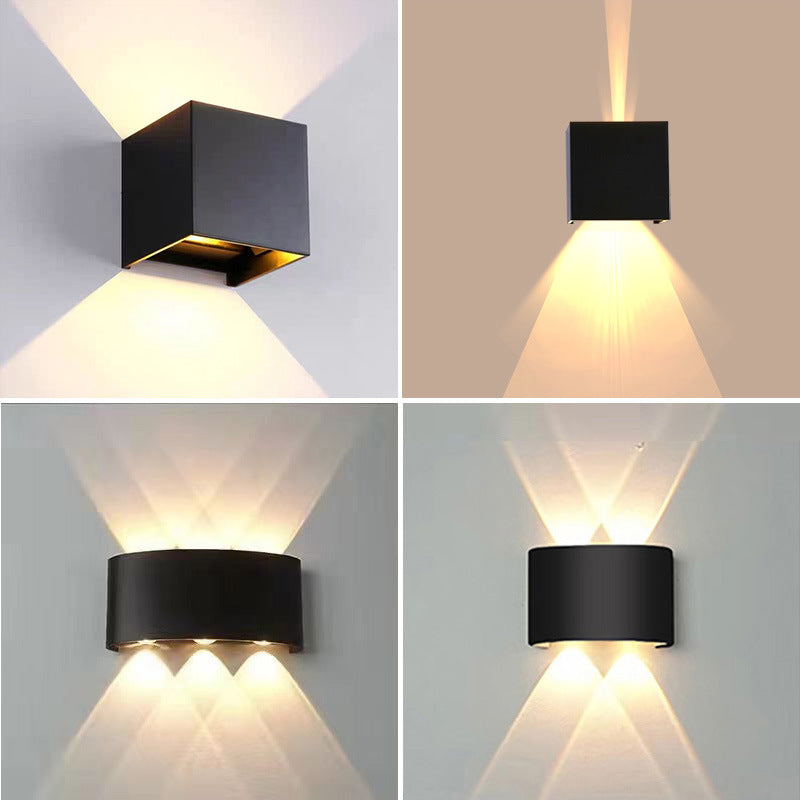 Outdoor Waterproof Double-Head Wall Light for Pathways